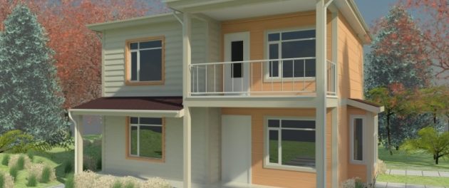 Case Prefabricate cu Două Nivele — Model 5